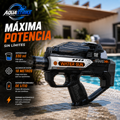 AquaStrike® | Pistola de Agua Eléctrica LED