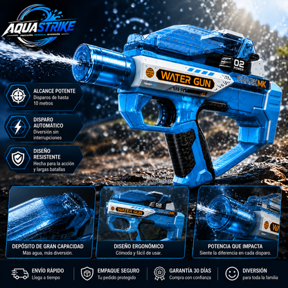 AquaStrike™ | Mini UZI de Agua Azul
